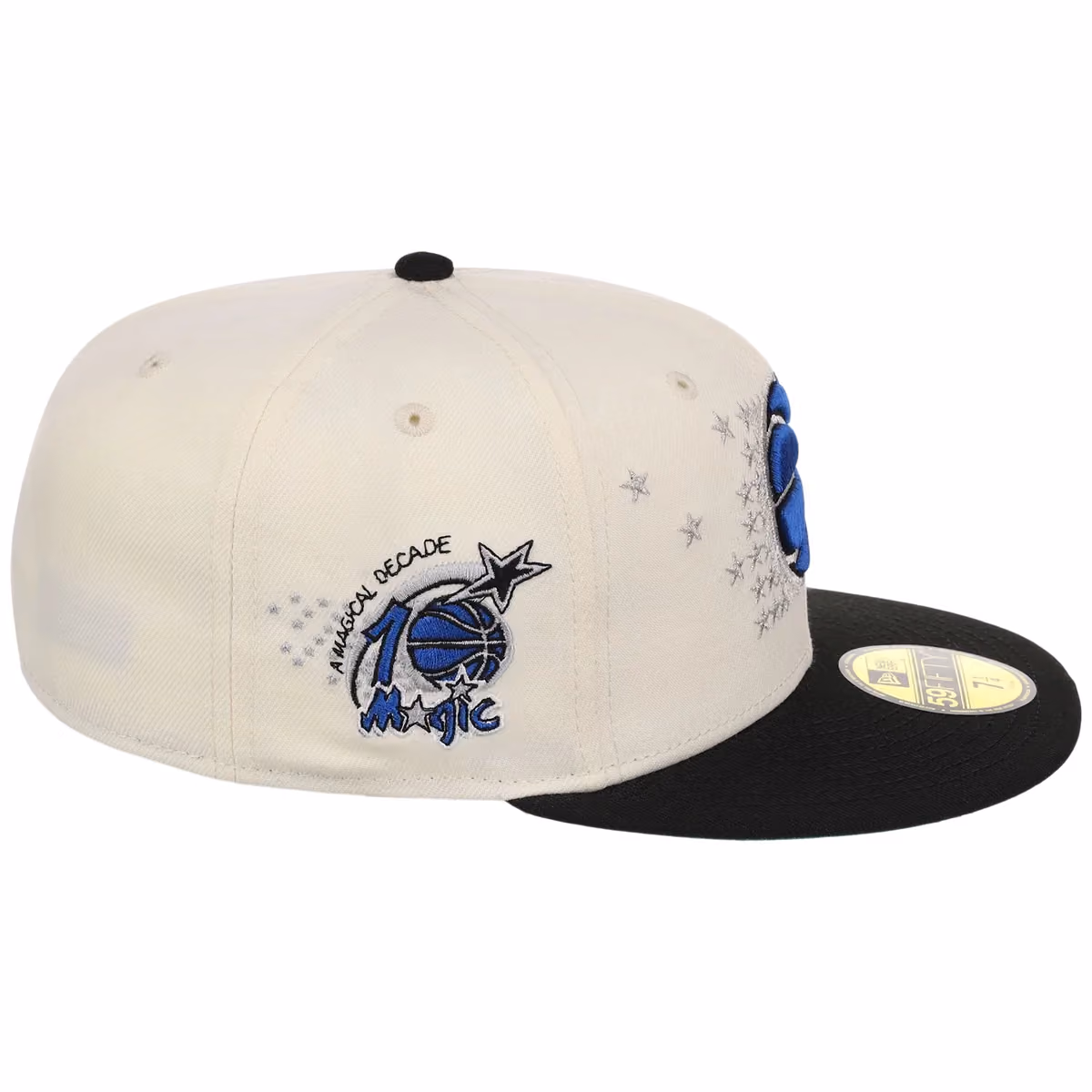 Orlando Magic NBA Chrome OTC New Era 59FIFTY (Chrome/Black) detail view