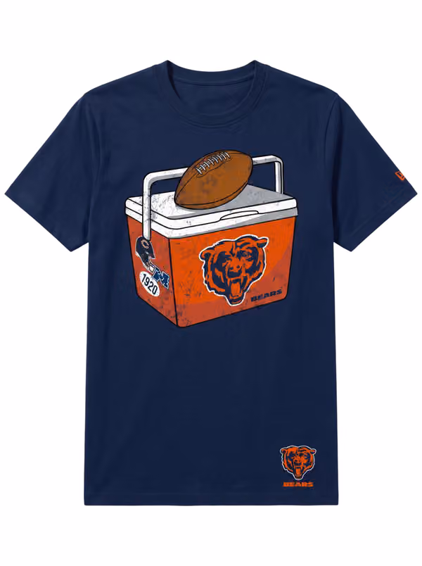 Chicago Bears NFL Training Cooler T-Shirt Navy view 1