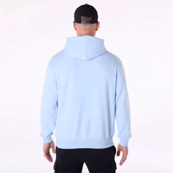 Los Angeles Lakers Block Graphic New Era Oversized NBA Hoodie Blue view 2