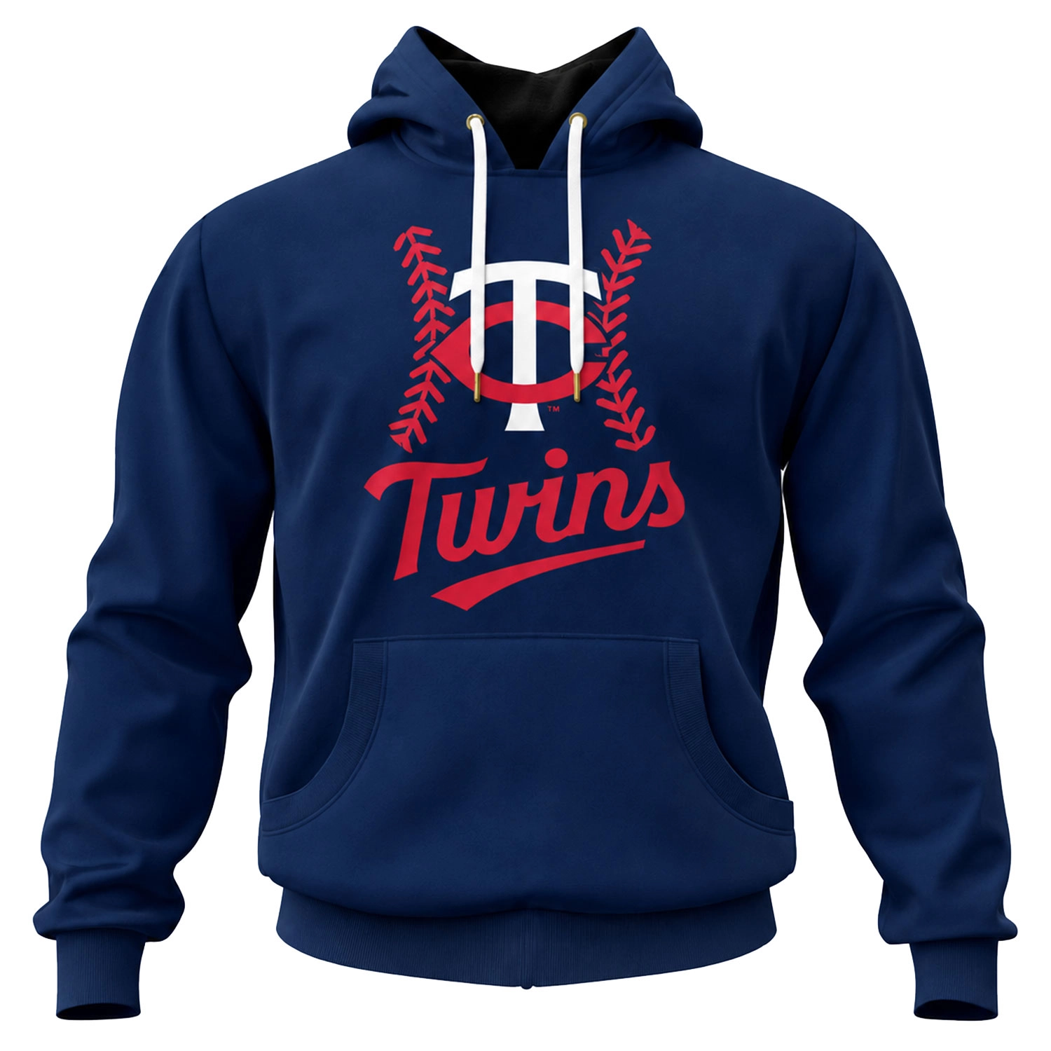 Minnesota Twins Hoodie Bold Navy Baseball Style