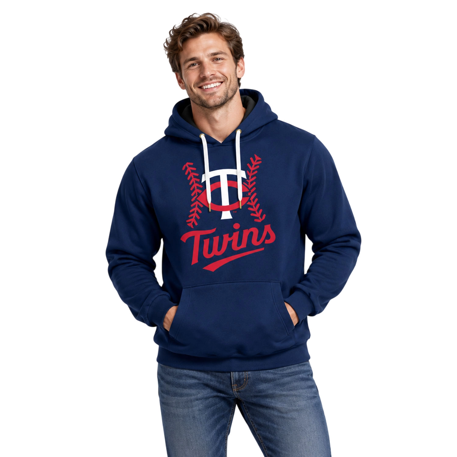 Minnesota Twins Hoodie Bold Navy Baseball Style