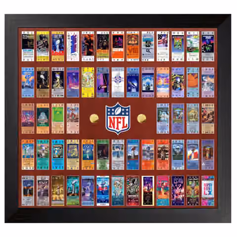 Super Bowl 60th Anniversary Ticket Collection NFL Frame view 1