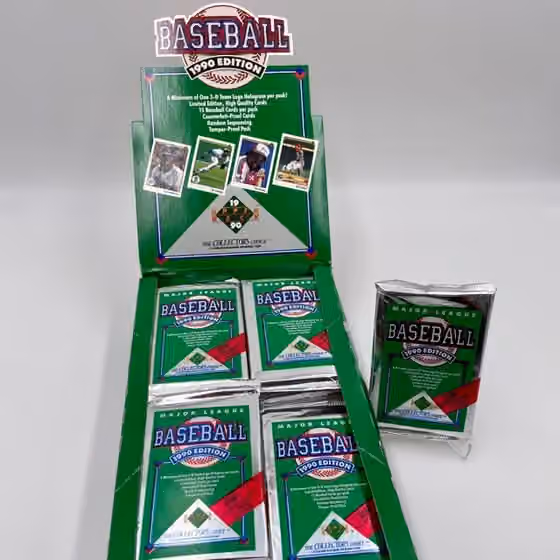 1990 Upper Deck Series 1 Baseball Vintage MLB Pack view 2