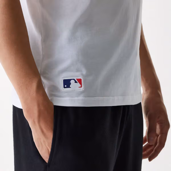 Major League Baseball Logo Baseball MLB T-Shirt White view 6
