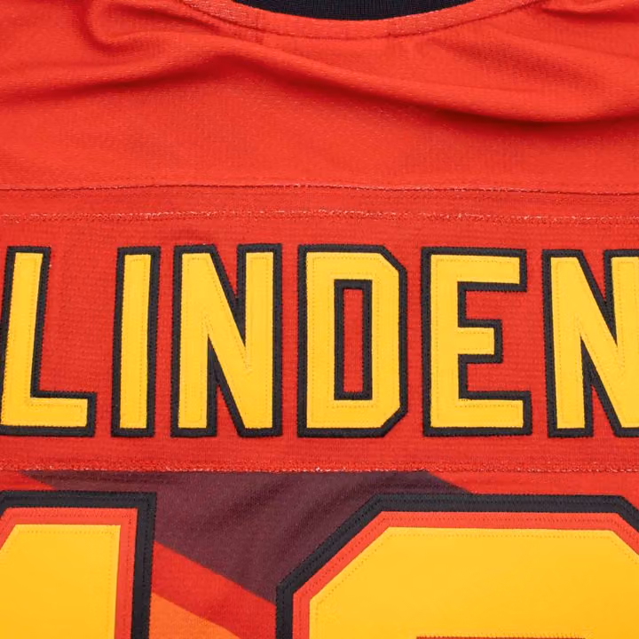 Trevor Linden #16 Vancouver Canucks 1995-96 Premium Power Play NHL Jersey Red view 5