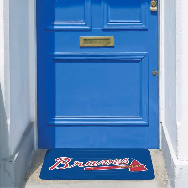 Milwaukee Brewers Team Logo MLB Door Mat view 2