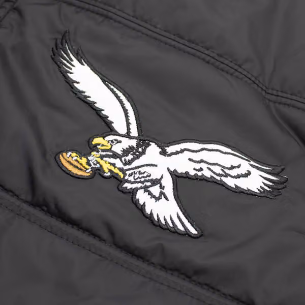 Philadelphia Eagles Mitchell & Ness In The Clutch Puffer NFL Jacket view 3