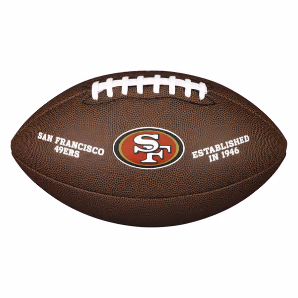 San Francisco 49ers Backyard Wilson Full Size NFL Football view 1