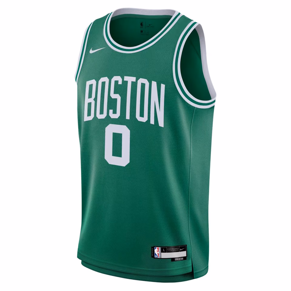 Jayson Tatum #0 Boston Celtics Nike Icon Swingman NBA Jersey (YOUTH) view 2