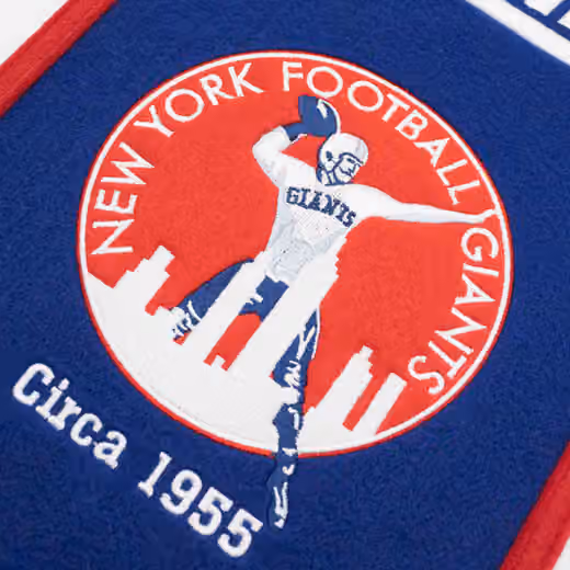 New York Giants Logo Evolution NFL Wool Banner view 3