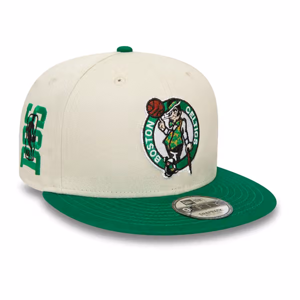 Boston Celtics NBA Logo New Era 9FIFTY Snapback Cap Stone product photo