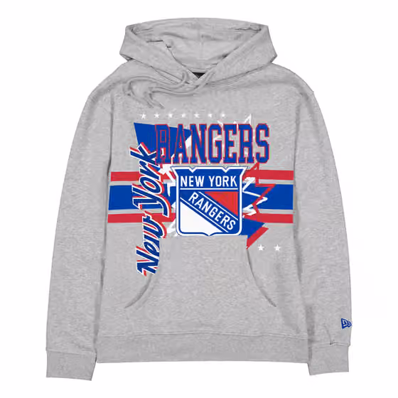 New York Rangers Sport Classics Oversized NHL Hoodie Gray view 1