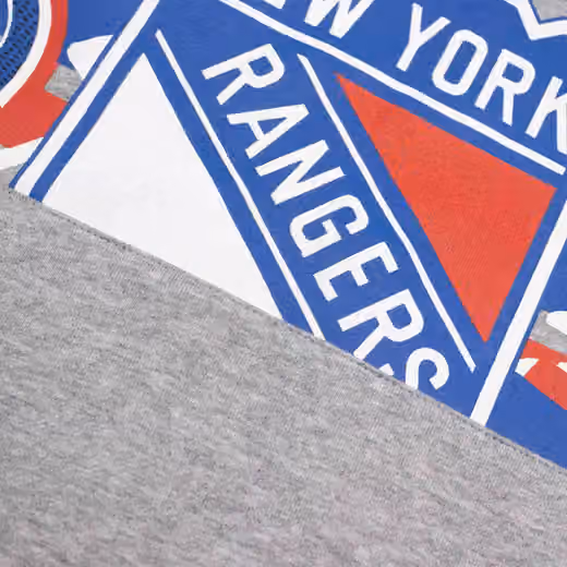 New York Rangers Sport Classics Oversized NHL Hoodie Gray view 3