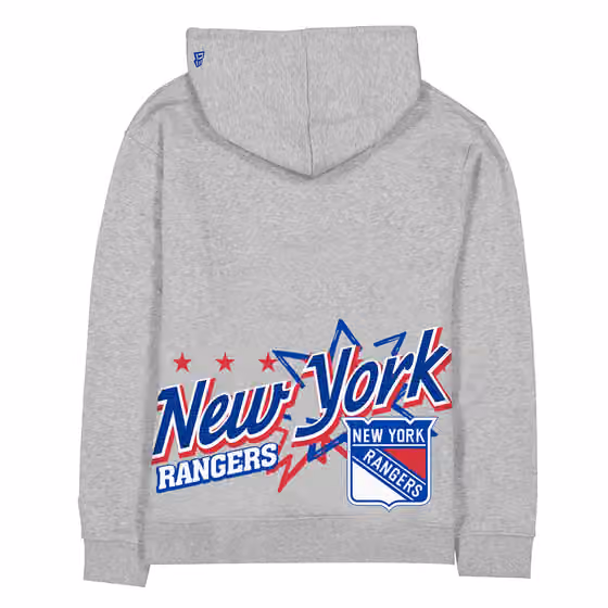New York Rangers Sport Classics Oversized NHL Hoodie Gray view 2
