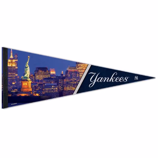New York Yankees Skyline Premium MLB Pennant view 1