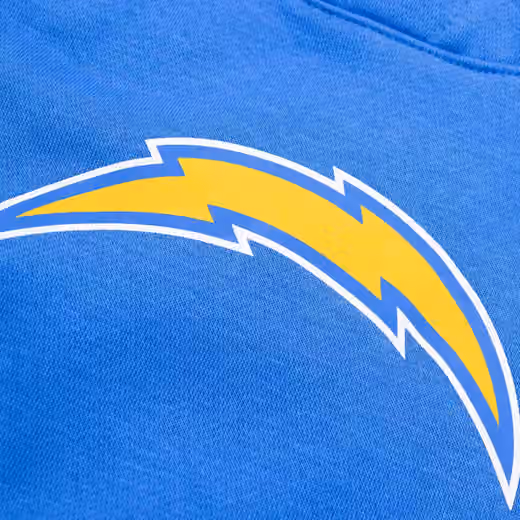 Los Angeles Chargers 2024 NFL Sideline Nike Club Hoodie Blue view 3
