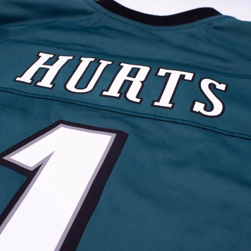 Jalen Hurts #1 Philadelphia Eagles 2026 Game NFL Jersey Green view 4