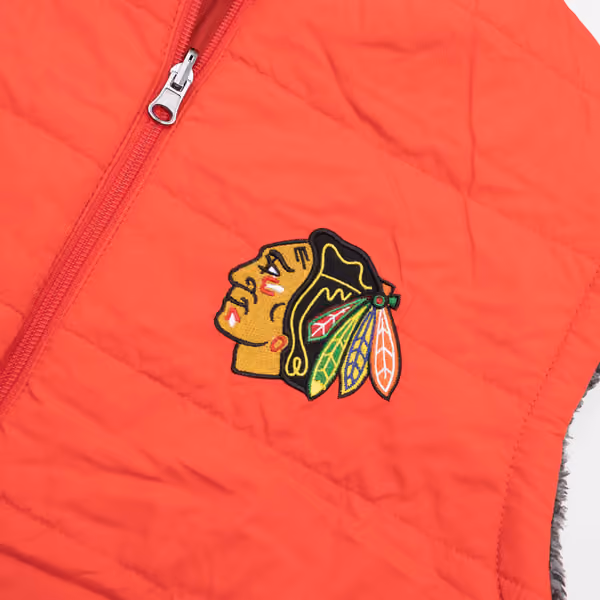 Chicago Blackhawks G-III NHL Reversible Sherpa Winter Vest view 6