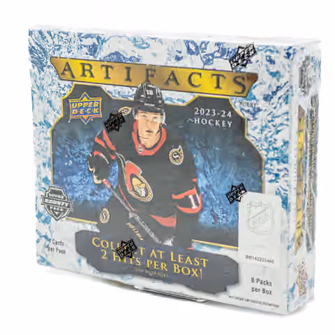 2023/24 Upper Deck Artifacts Hockey NHL Hobby Box view 1