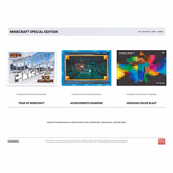 2025 Panini Minecraft Special Edition Hobby Box view 3