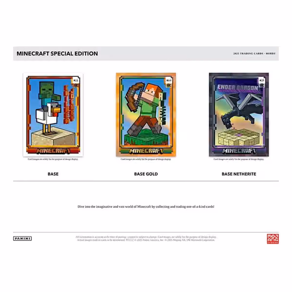 2025 Panini Minecraft Special Edition Hobby Box view 2