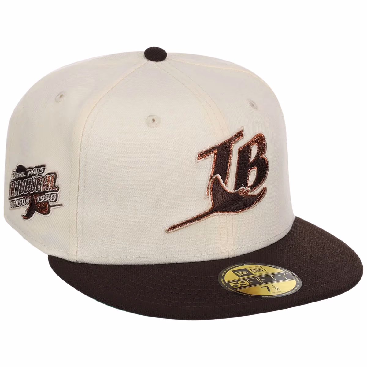 Tampa Bay Rays MLB Walnut Reserve New Era 59FIFTY front view