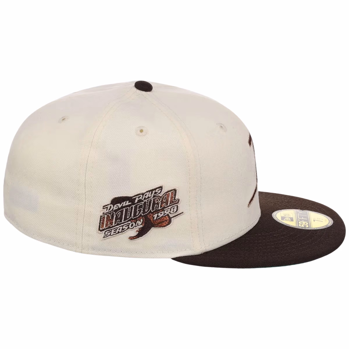 Tampa Bay Rays MLB Walnut Reserve New Era 59FIFTY detail view