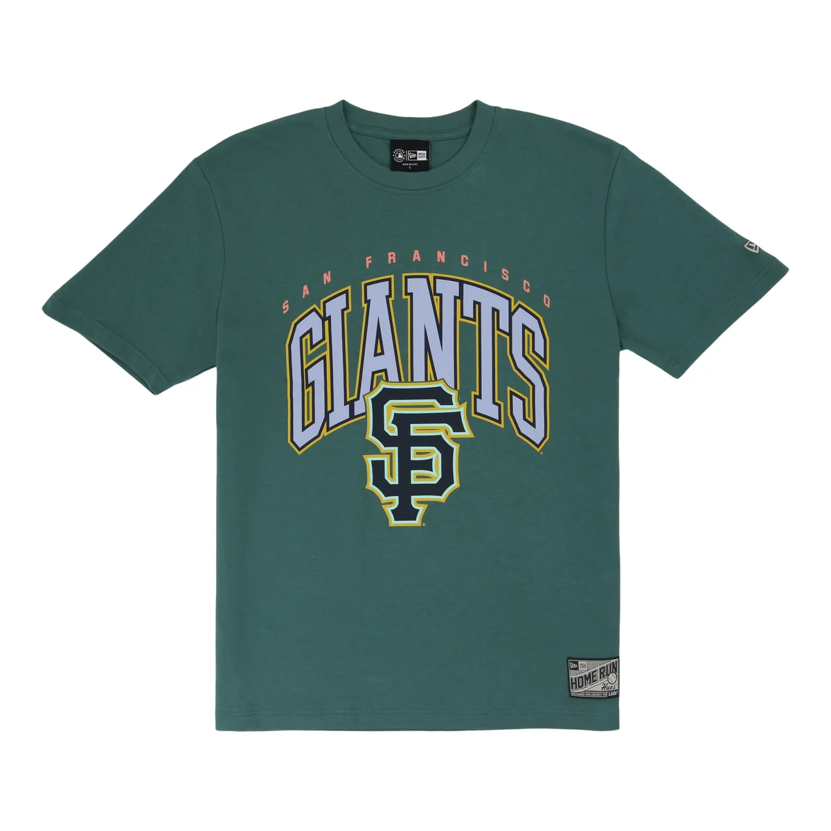 San Francisco Giants Spring Color Collection New Era Teal Tee front view