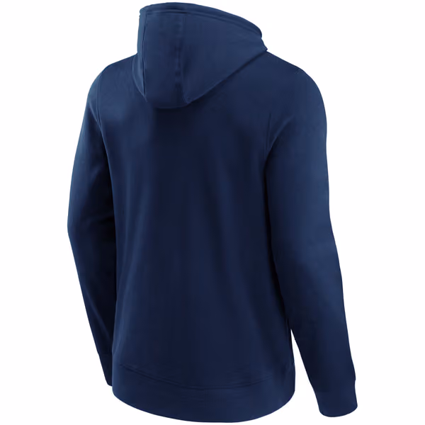 New York Yankees Crest Logo MLB Hoodie Navy view 2