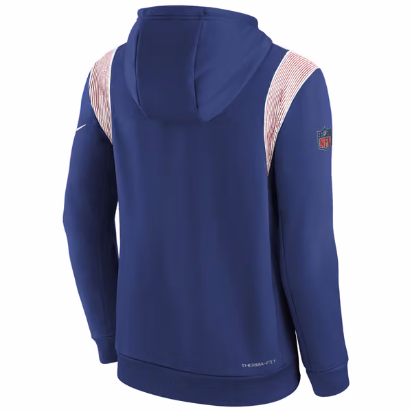 New York Giants 2022 NFL On-Field Sideline Therma Hoodie (YOUTH) view 3