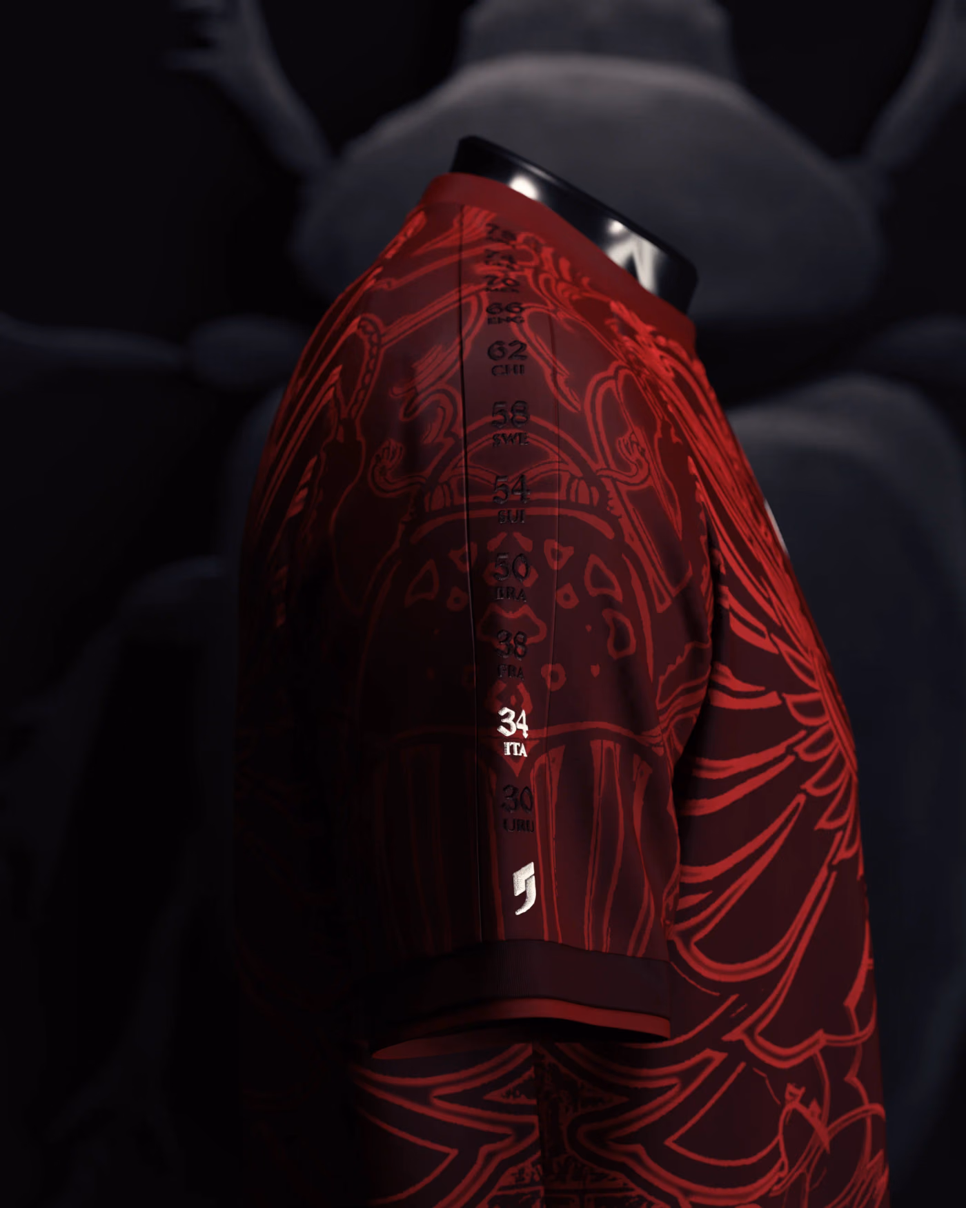 Jersevo Custom Personalized Egypt Heritage Jersey (2026WC Edition) right sleeve detail