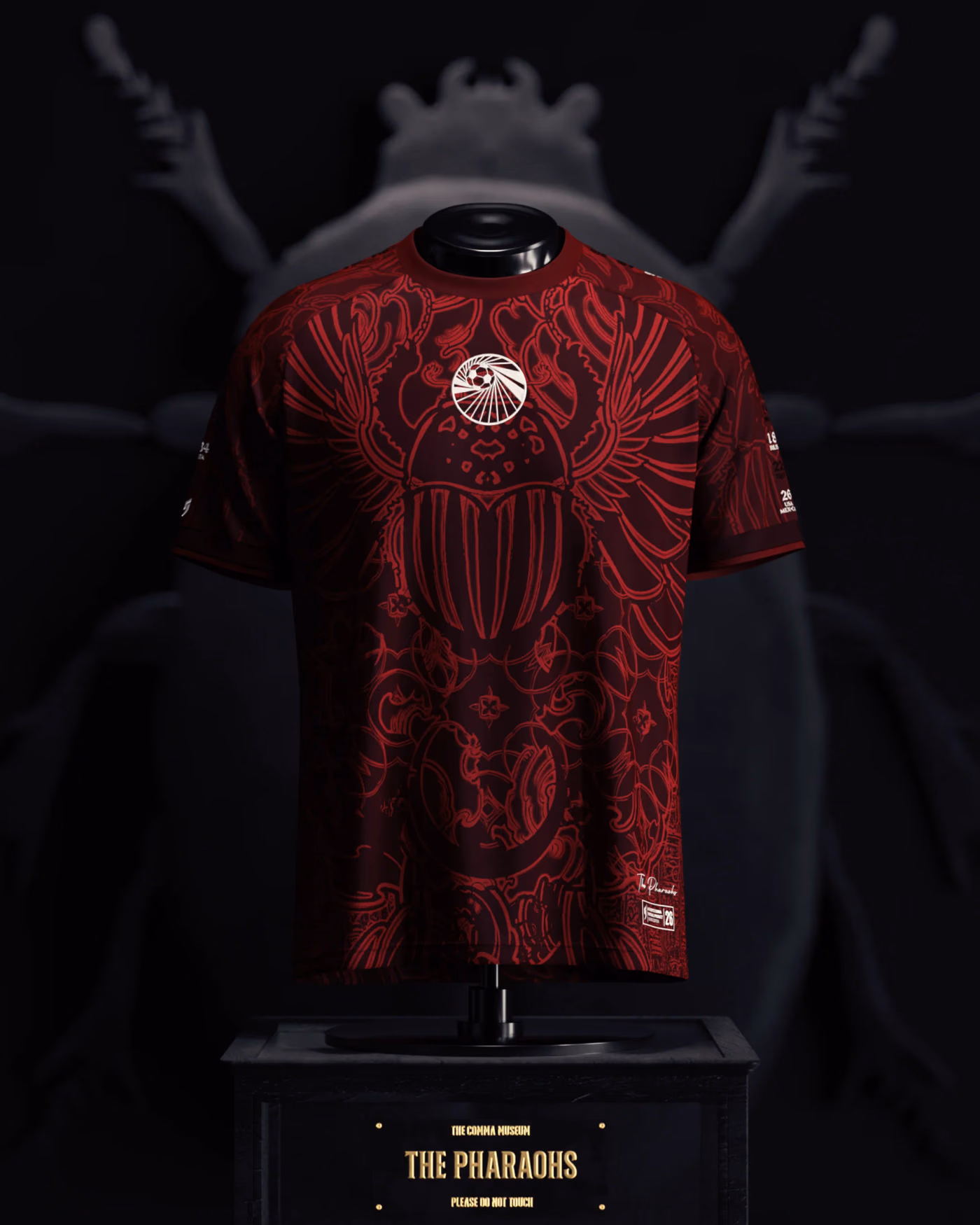 Jersevo Custom Personalized Egypt Heritage Jersey (2026WC Edition) front view