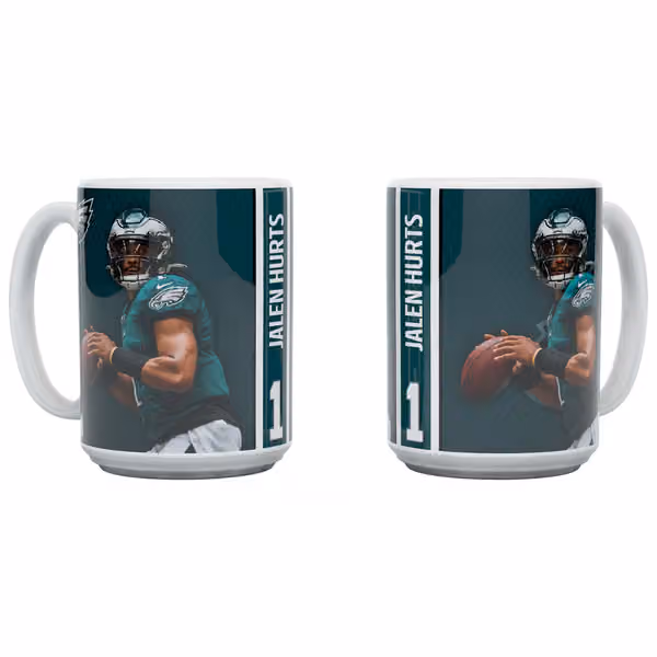 Jalen Hurts Philadelphia Eagles Jumbo Mug (450 ml) view 1