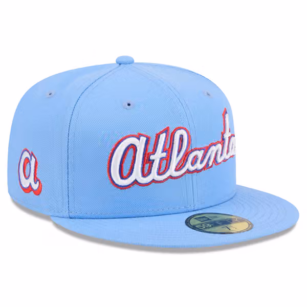 Atlanta Braves MLB City Connect Fan Pack 59FIFTY Fitted Cap Blue product photo