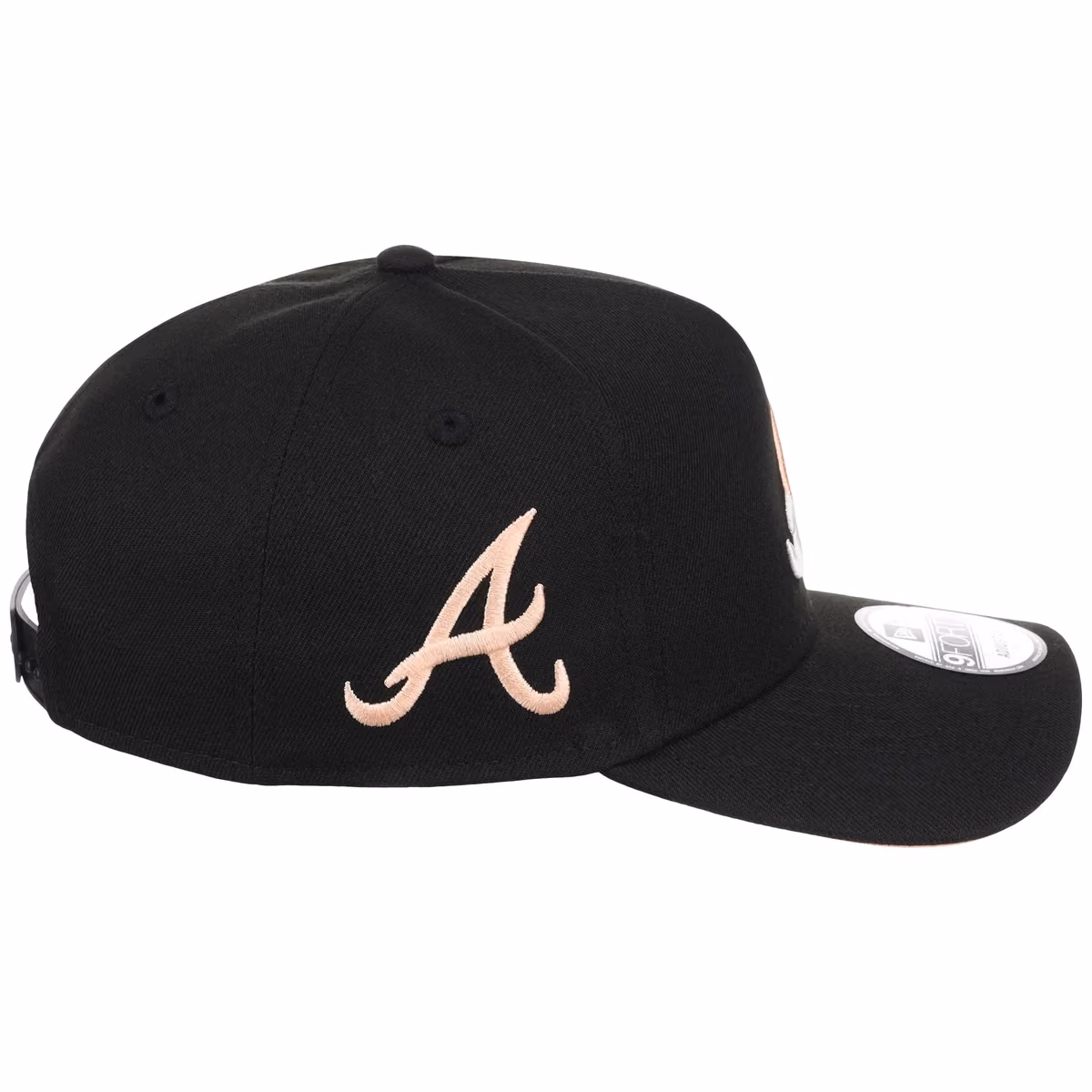 Atlanta Braves Peach Drip Atlanta Crown the City New Era 9FORTY detail view