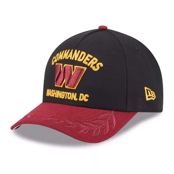 Washington Commanders 2025 NFL Draft 9FORTY M-Crown A-Frame Snapback Cap Black product photo