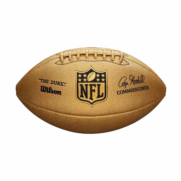 NFL Replica Game Ball "The Duke" Gold Edition view 1