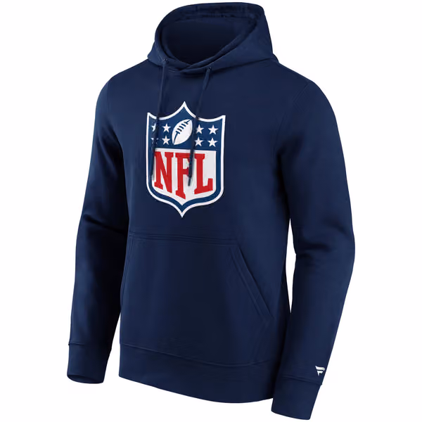 NFL Shield Fanatics Primary Logo Hoodie Navy view 1