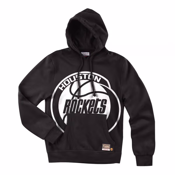 Houston Rockets Black Big Face 3.0 Mitchell & Ness NBA Hoodie view 1