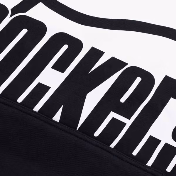 Houston Rockets Black Big Face 3.0 Mitchell & Ness NBA Hoodie view 3