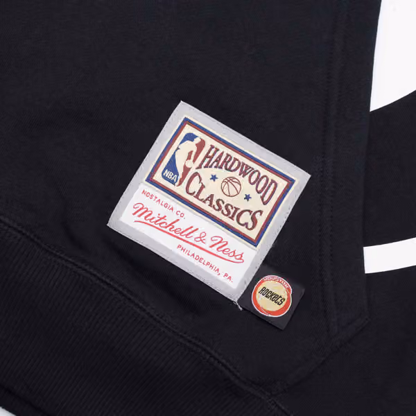 Houston Rockets Black Big Face 3.0 Mitchell & Ness NBA Hoodie view 4