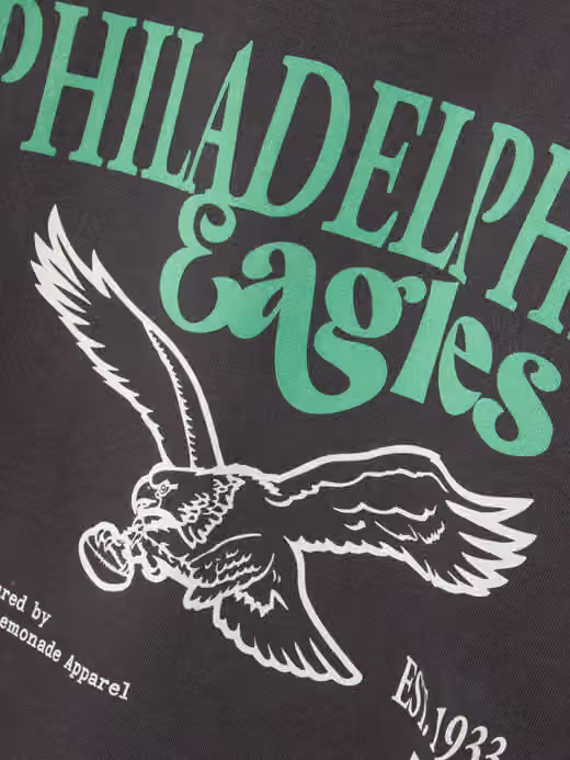 Philadelphia Eagles L&L '76 Classics NFL Hoodie Black view 7