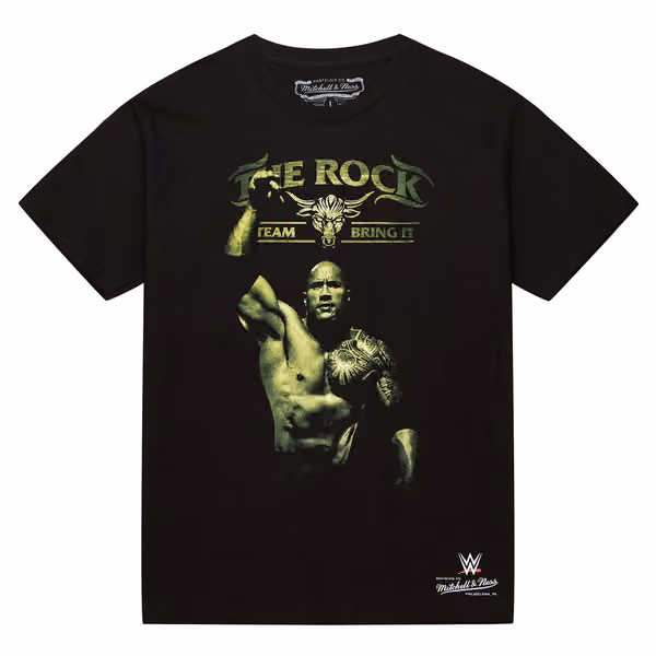 The Rock Team Bring it WWE Legend T-Shirt Black view 1
