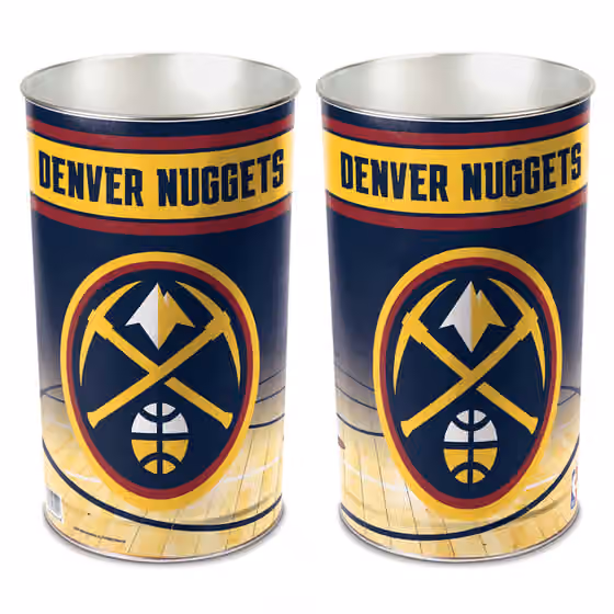 Denver Nuggets WinCraft Metal NBA Wastebasket view 1