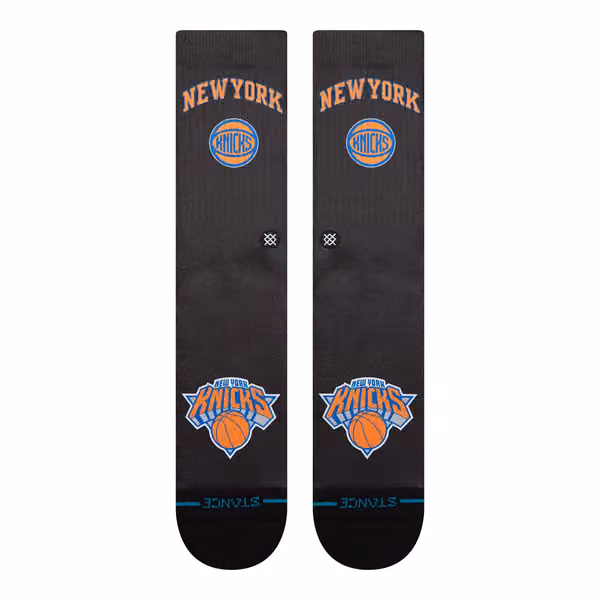 New York Knicks 2025-26 NBA Statement Edition Crew Socks view 2
