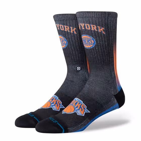 New York Knicks 2025-26 NBA Statement Edition Crew Socks view 1