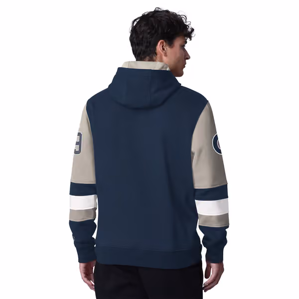 Georgetown Hoyas Starter End Zone NCAA Hoodie Blue view 2