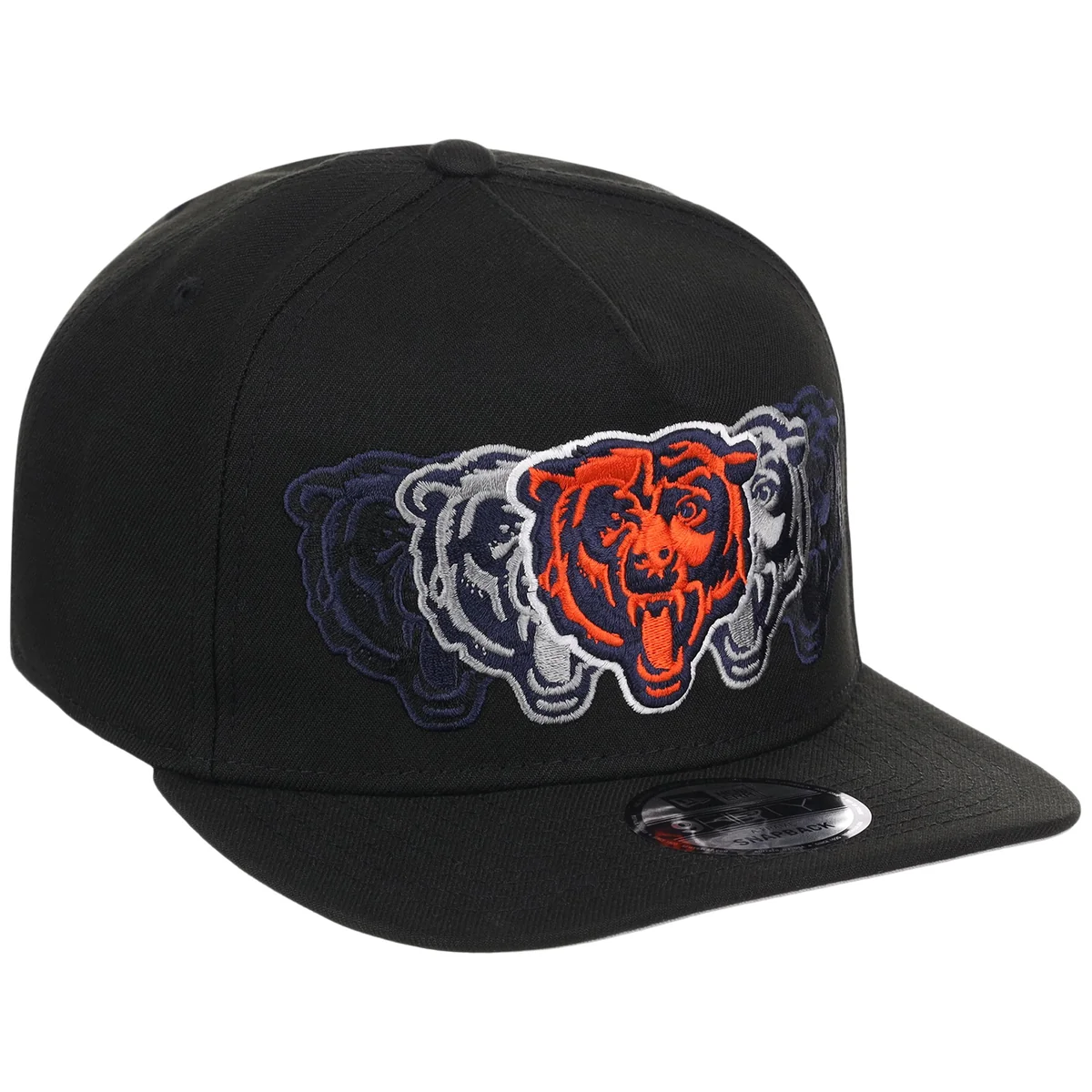 Chicago Bears NFL Seismic New Era 9FIFTY A-Frame front view