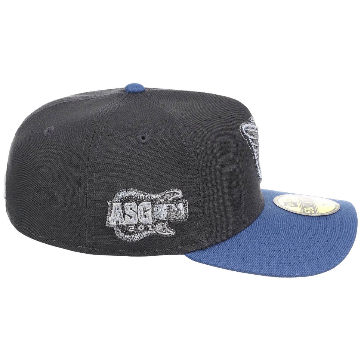 Cleveland Guardians MLB Indigo Steel New Era 59FORTY detail view