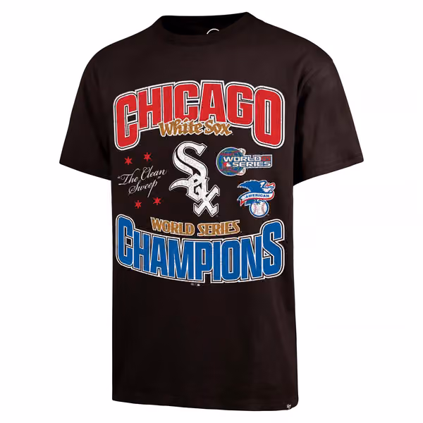 Chicago White Sox 2005 World Series '47 Drop Shoulder MLB T-Shirt Carbonite view 1